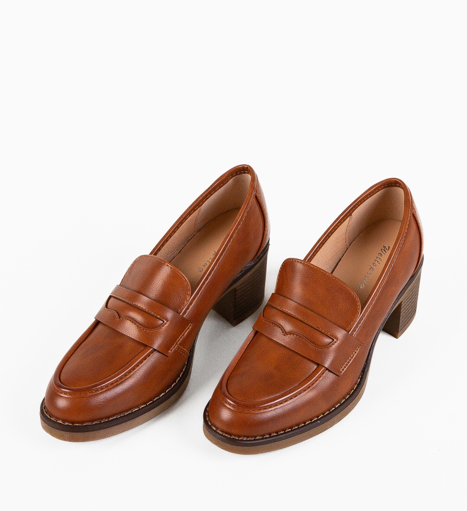 Pantofi Dama Dechen Camel | Eleganță și Stil - imagine 6