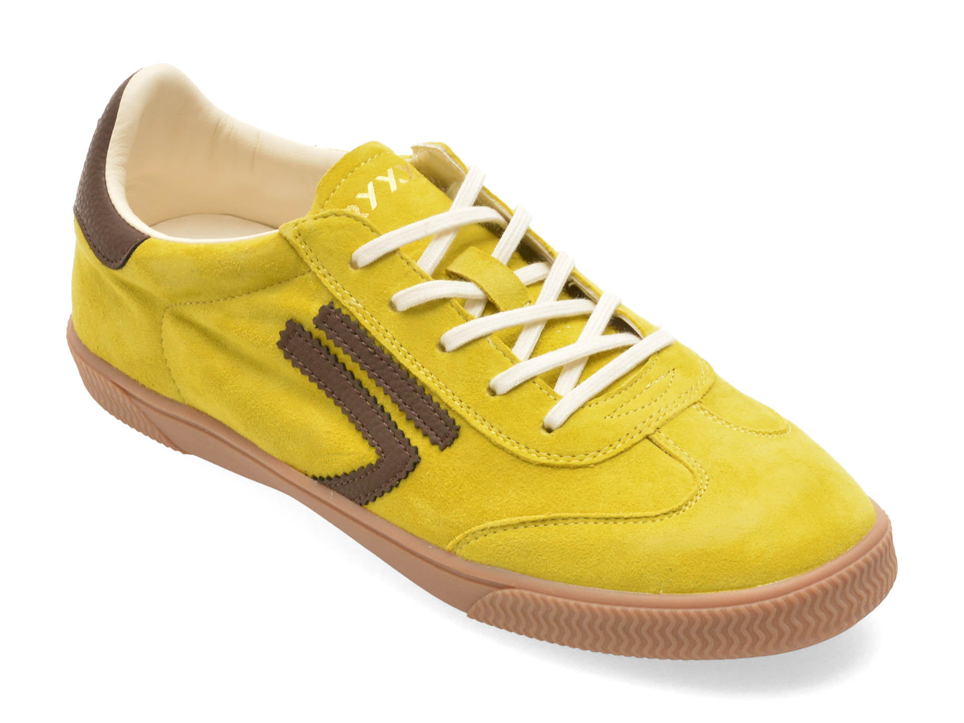 Pantofi Sport Gryxx Galbeni Piele Întoarsă