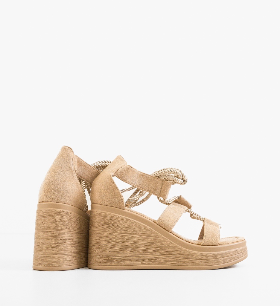 Platforme Esmee Bej | Stil și Confort Zilnic - imagine 3