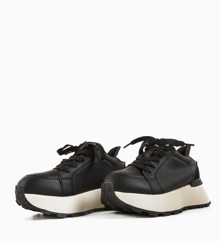 Sneakers Dama Reqa Negri - Confort și Stil - imagine 5