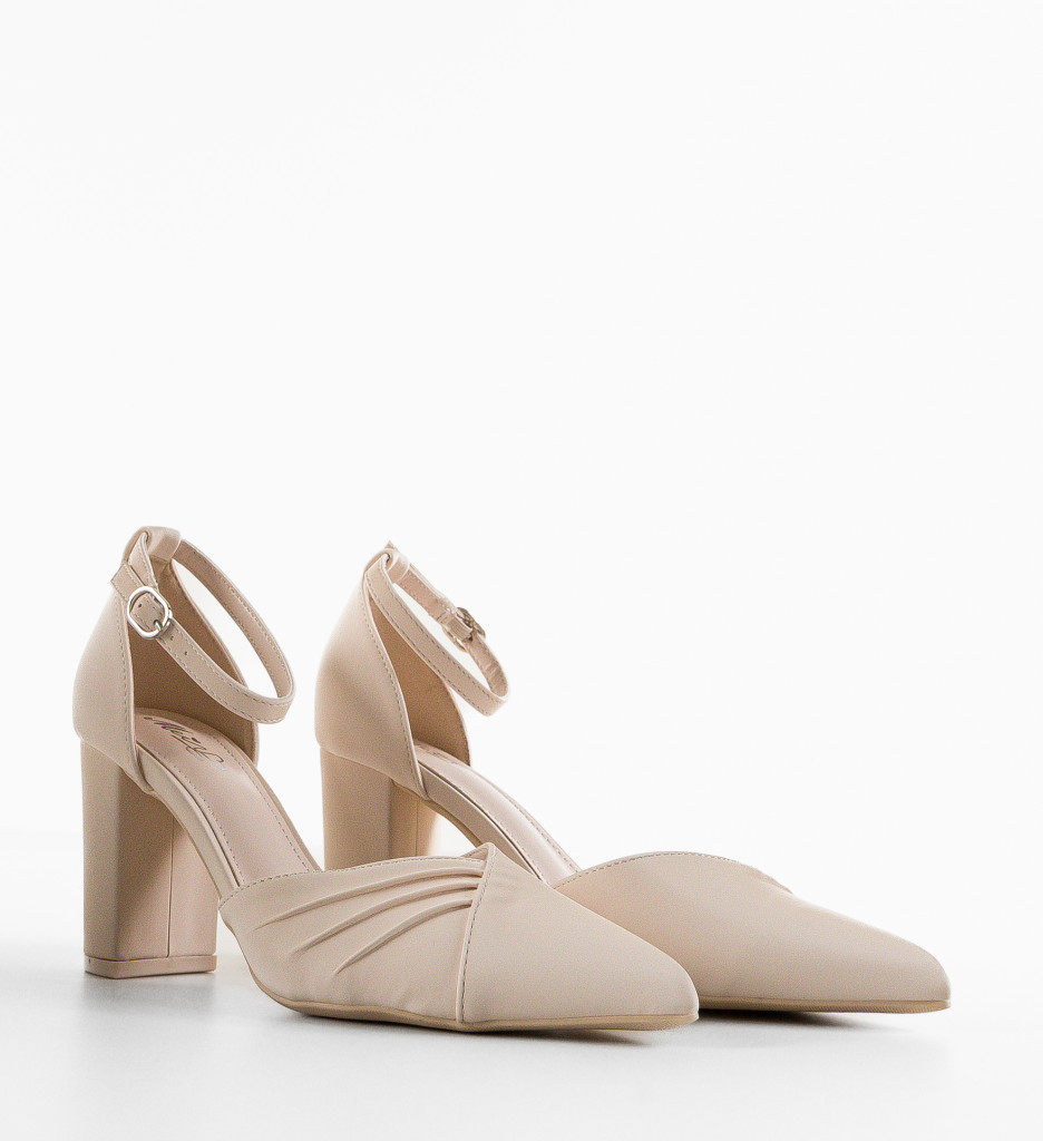 Pantofi Salme Bej | Eleganță și Confort - imagine 3