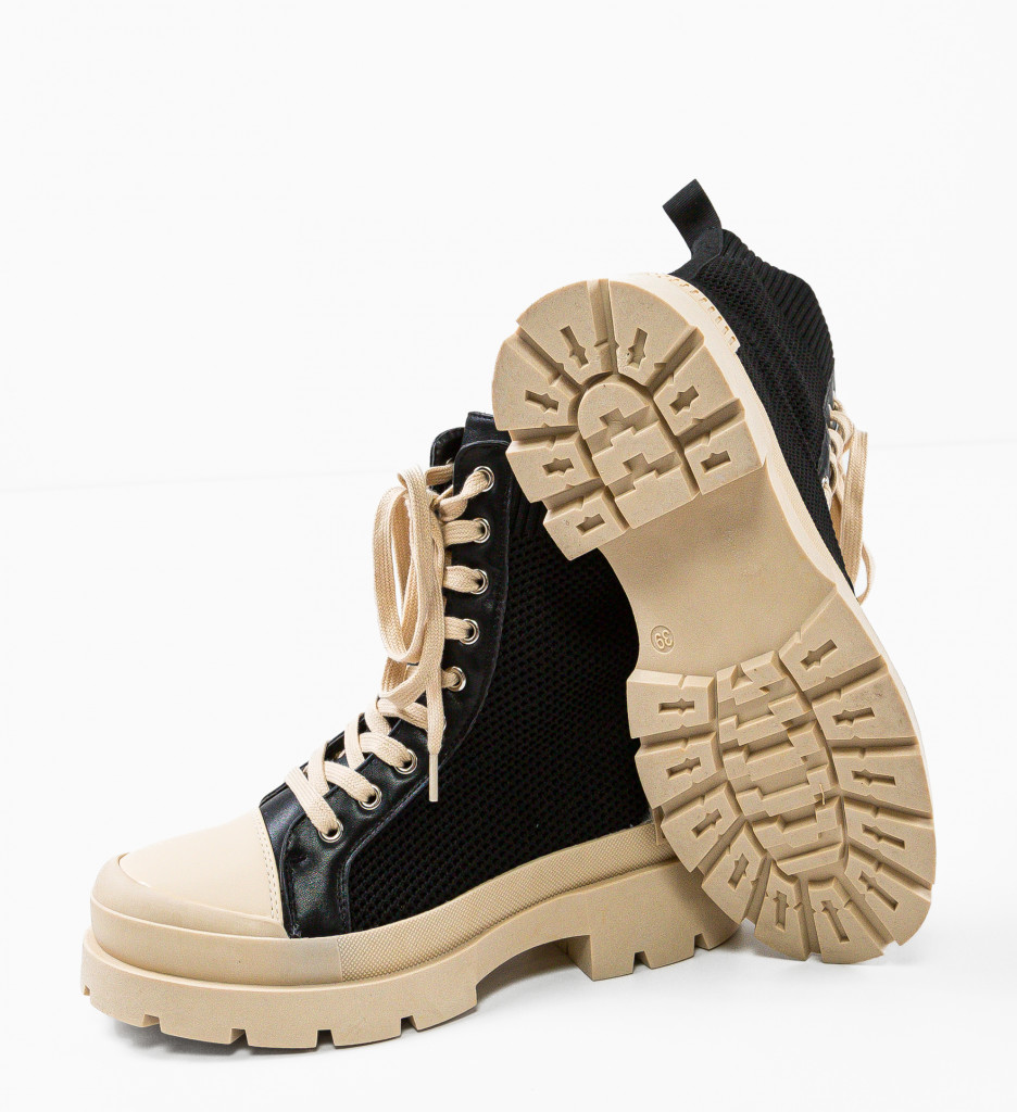 Ghete Dama Marco Negre | Stil Urban Elegant - imagine 7