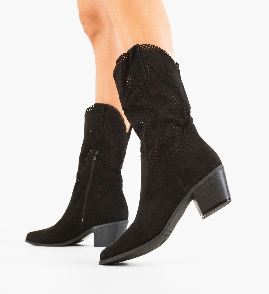 Cizme Dama Jack Negre | Eleganță și Stil - imagine 2