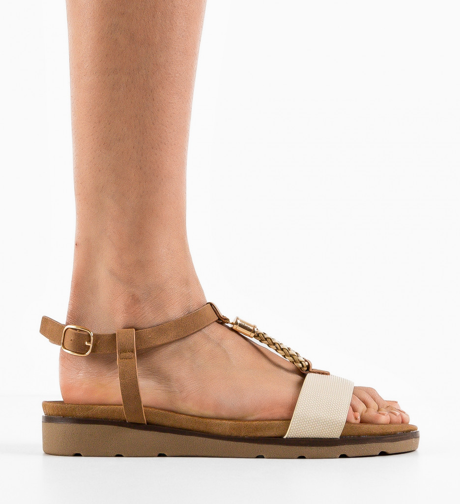 Sandale Dama Bej Elegante | Confort Optim - imagine 6