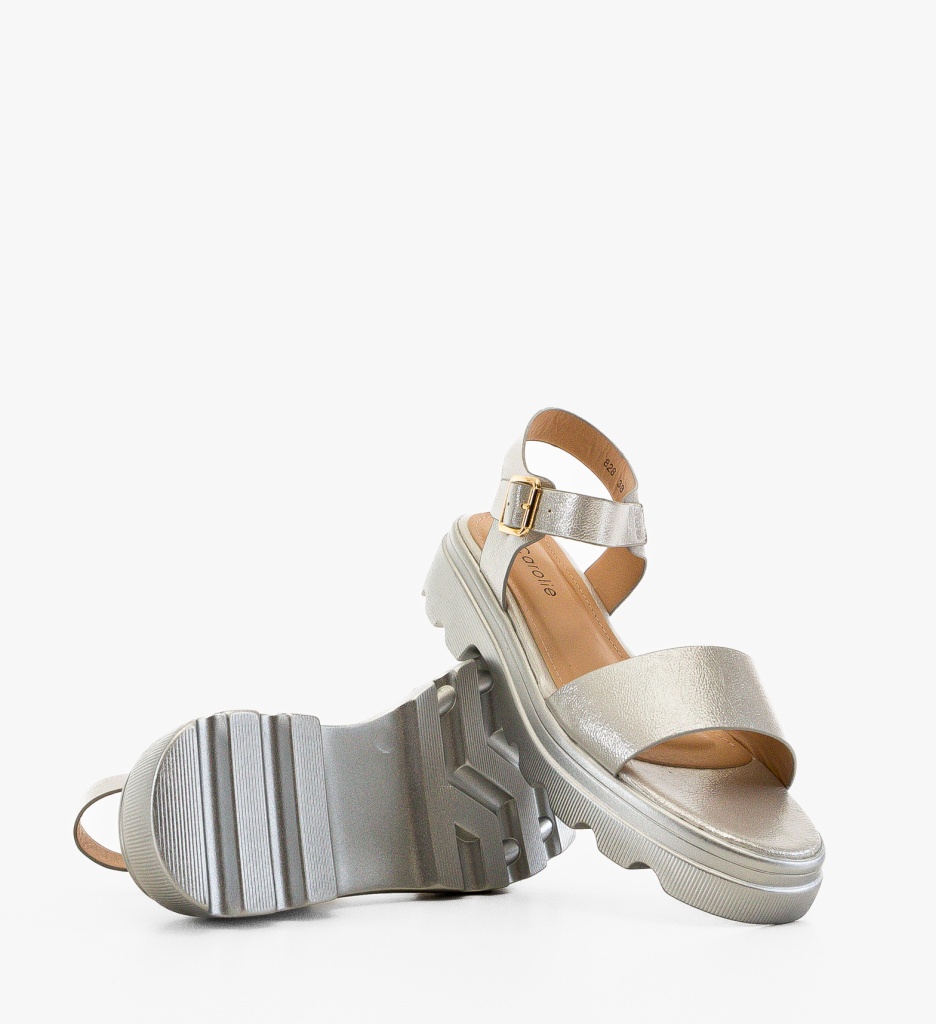 Sandale Dama Argintii Elegante - Design Modern - imagine 6