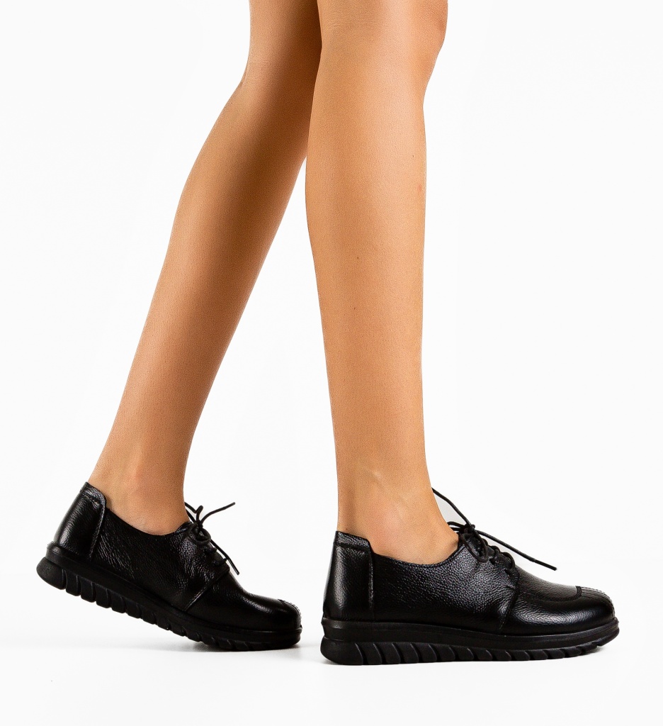 Pantofi Casual Leonates Negri | Stil și Confort