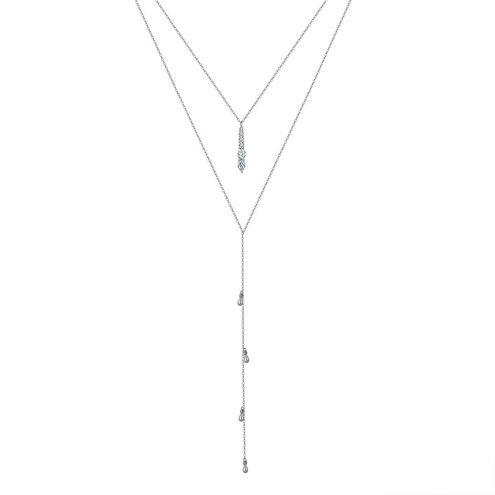 Lantisor Delis Argint 925 Dublu Elegance