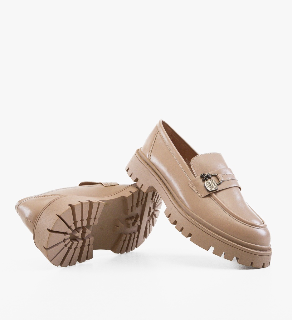 Pantofi Casual Dama Dufren Bej - Confort Stilat - imagine 4
