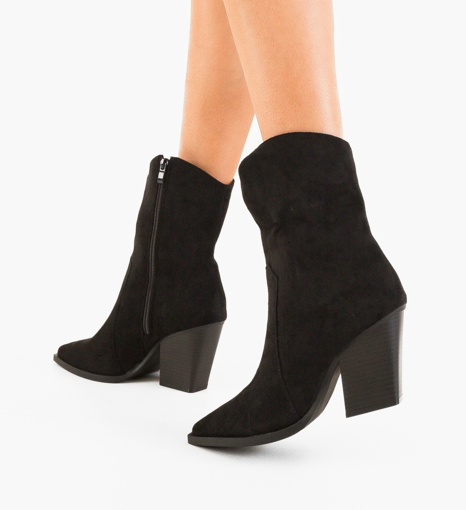 Botine Dama Vela Negre - Eleganță și Confort - imagine 6