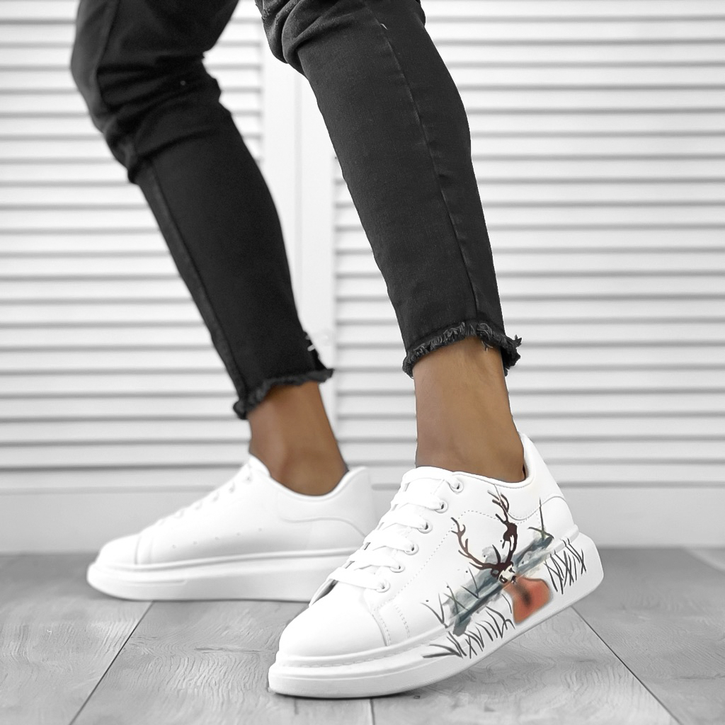 Adidași Barbati Albi Casual Confortabili