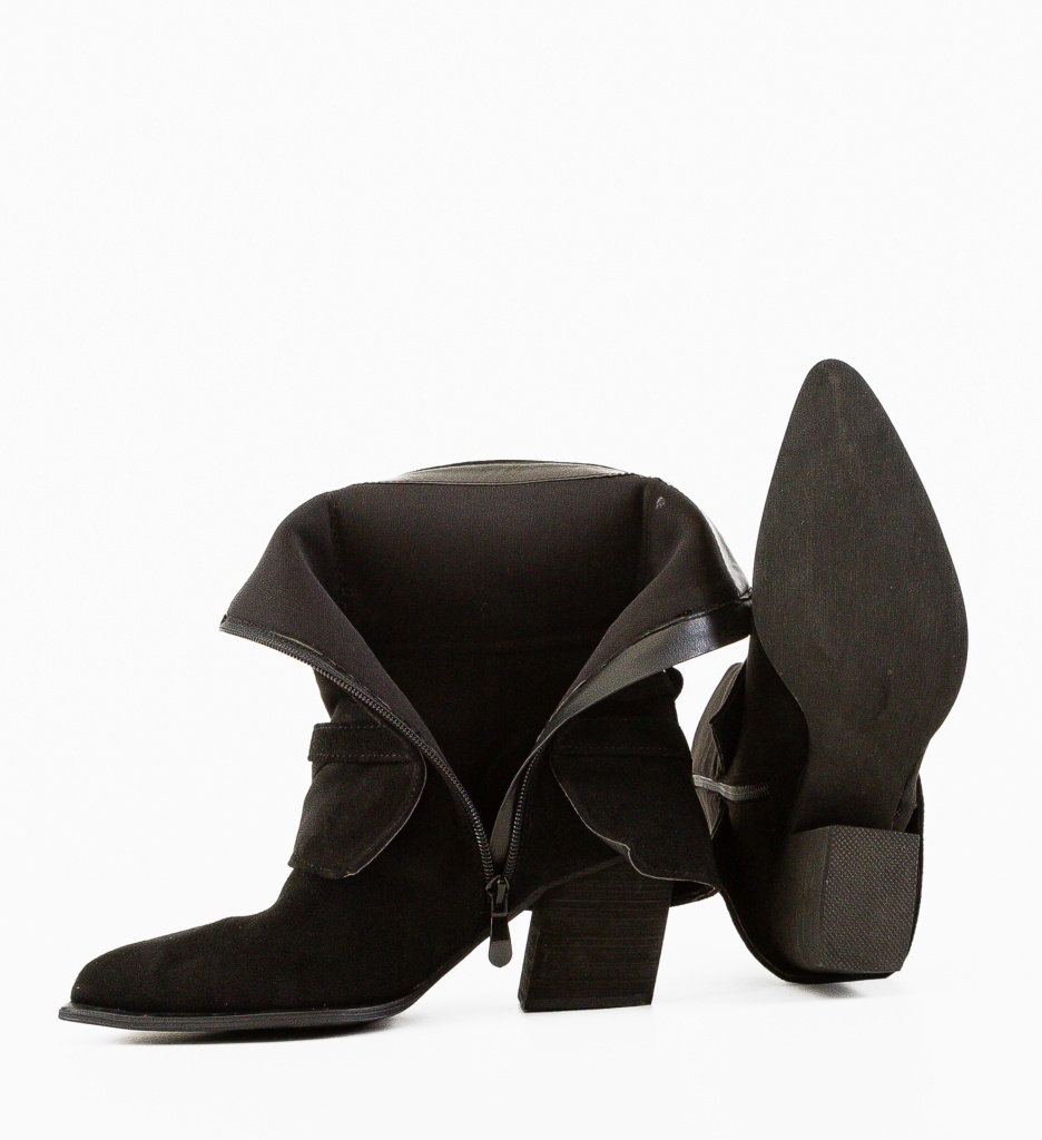 Botine Dama Heyman Negre - Eleganță și Stil - imagine 5