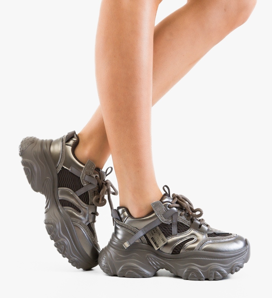 Sneakers Dama Careof Gri - Stil și Confort - imagine 7