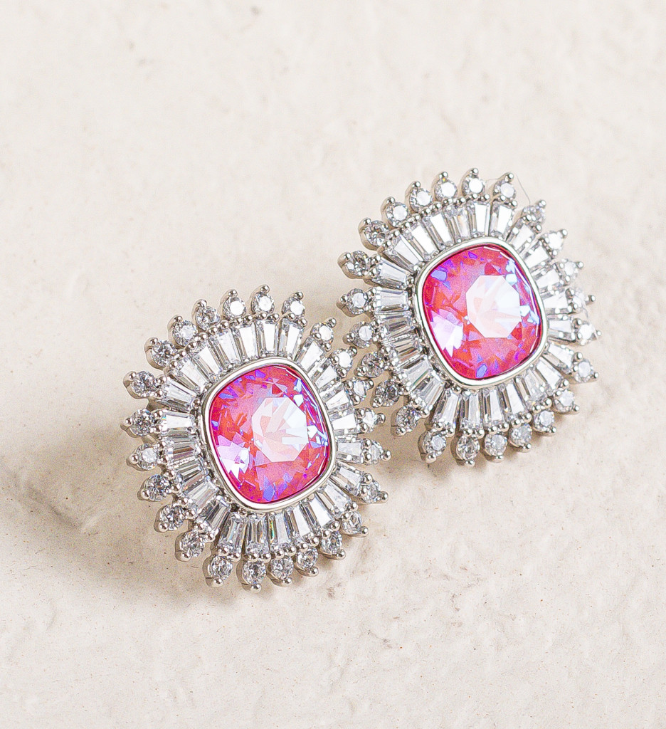 Cercei Tyla Fuchsia | Accesoriu Vibrant de Stil - imagine 2