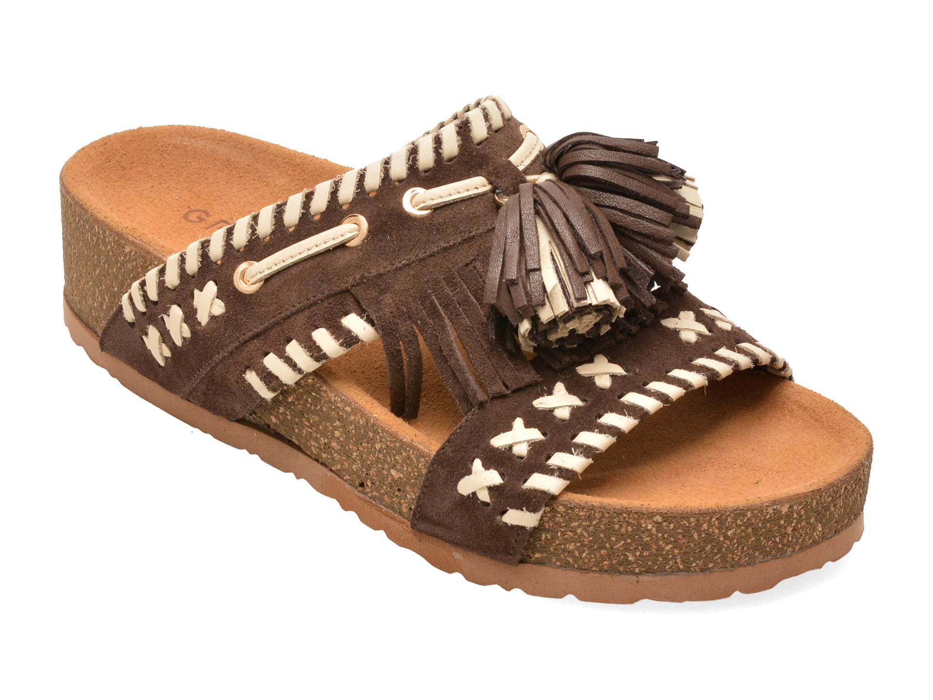Papuci GRYXX Maro Piele Intoarsa Confort M827