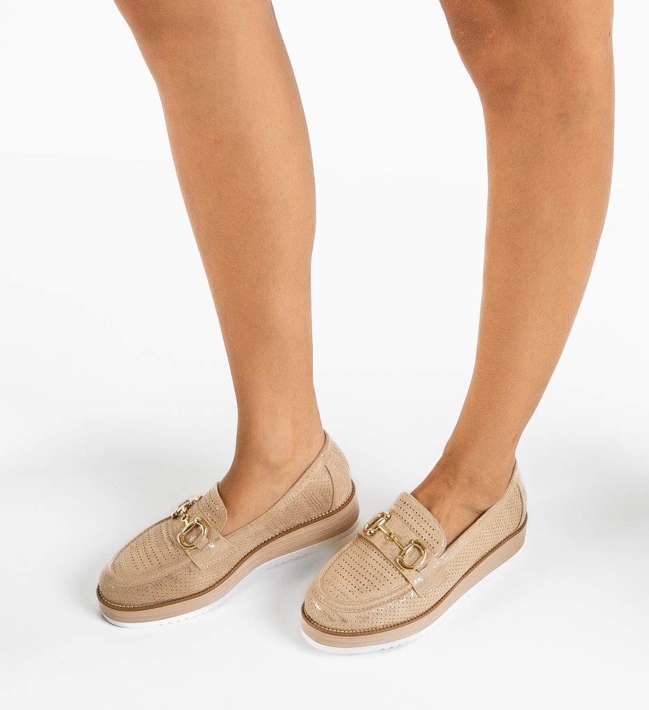 Pantofi Casual Richi Bej | Confort și Stil - imagine 4