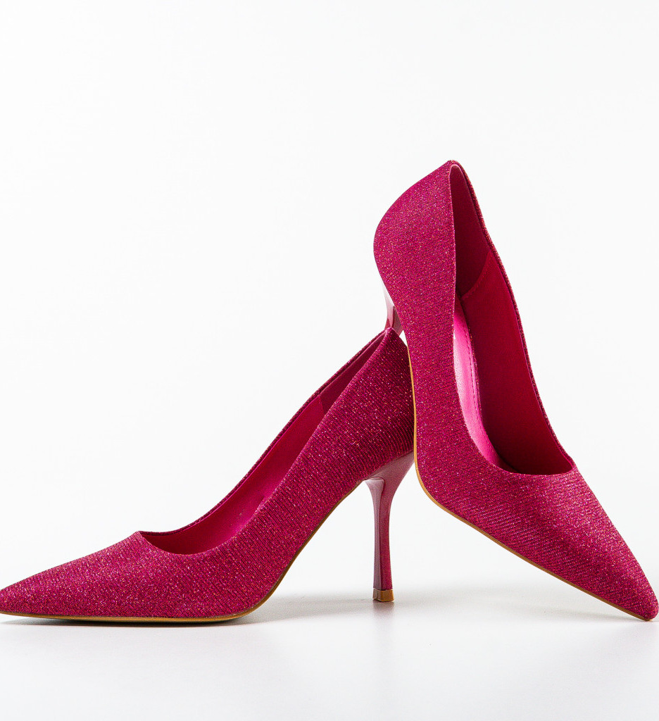 Pantofi Efan Fuchsia cu Toc - Eleganță Asigurată - imagine 7