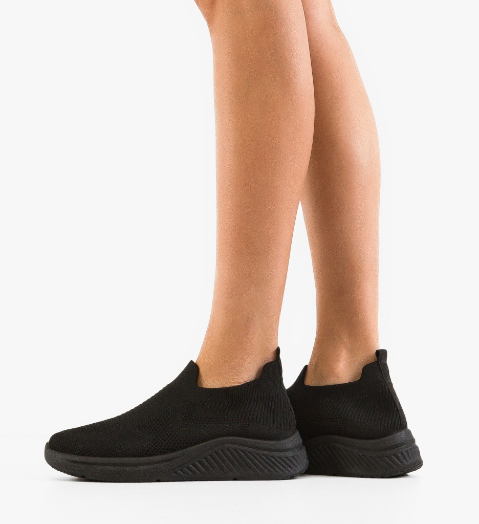 Sneakers Dama Kenure Negru - Confort și Stil - imagine 3