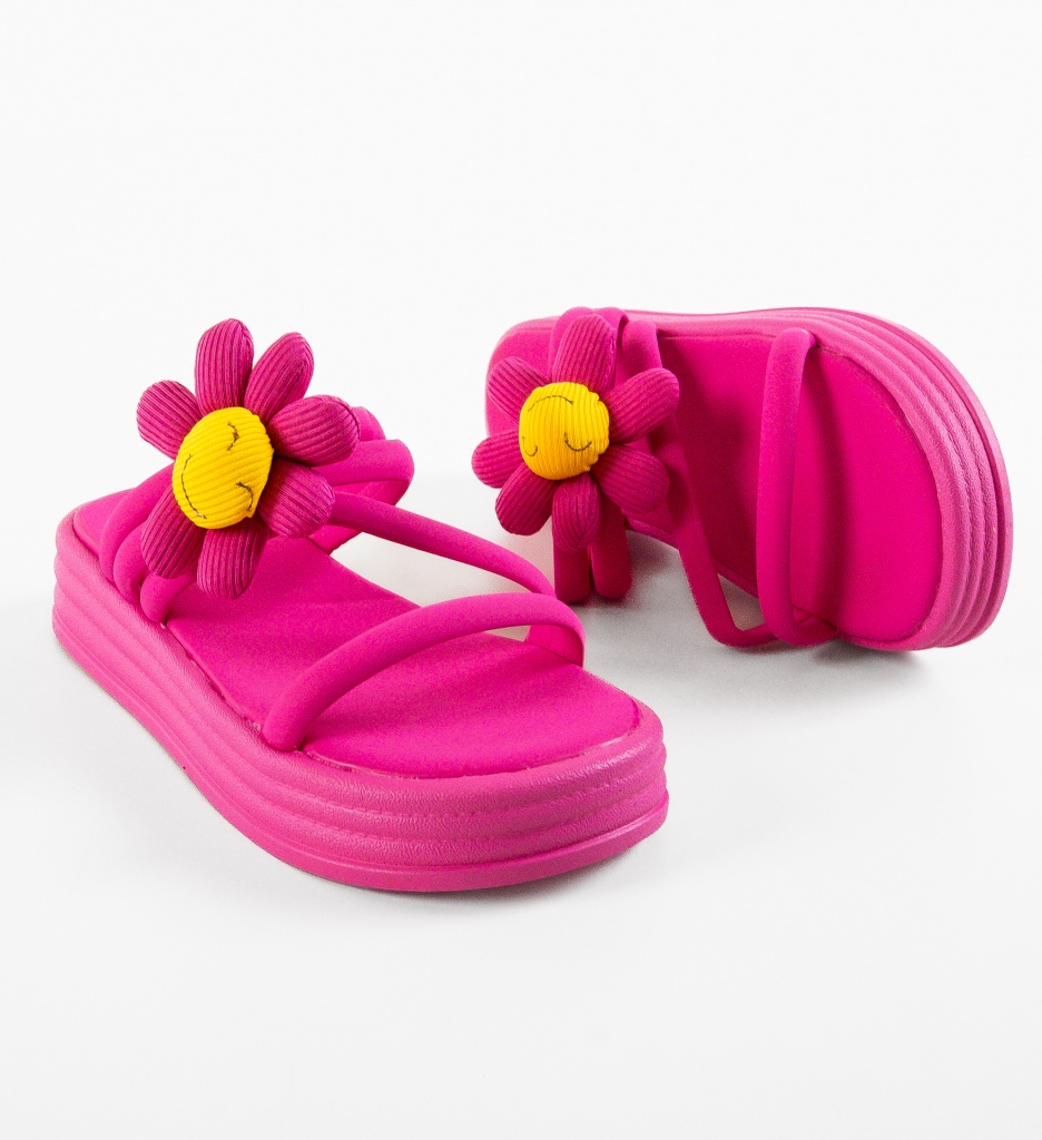 Papuci dama Turenag Fuchsia - Confort și Eleganță - imagine 7