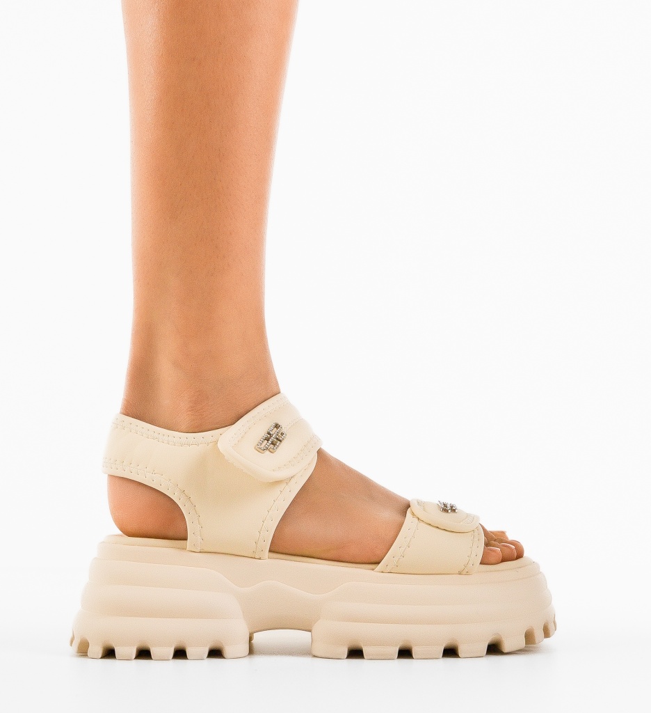 Sandale Dama Fulgrim Bej | Elegante si Confortabile - imagine 4