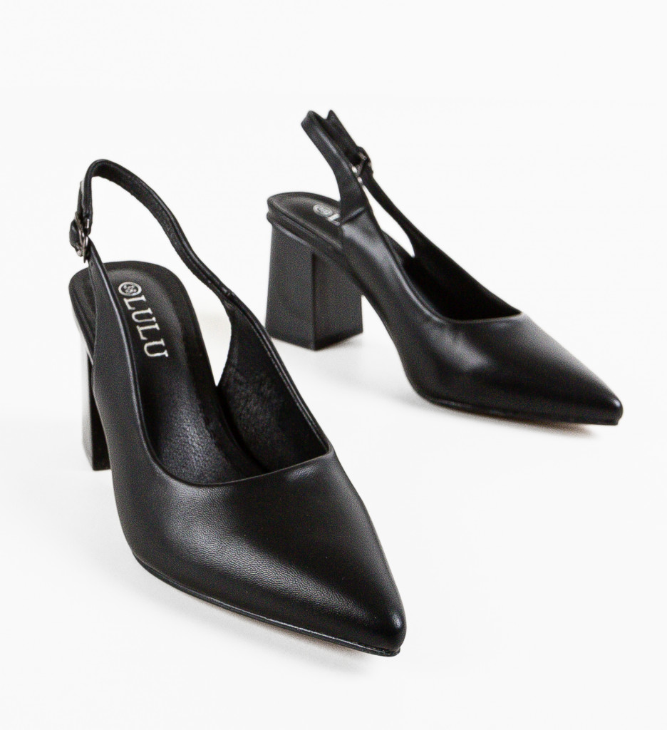 Pantofi cu Toc Gracie Negri | Eleganță Asigurată - imagine 7