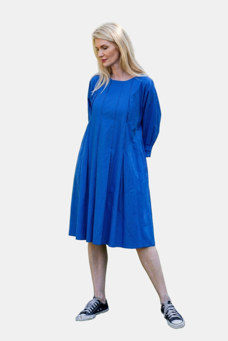 Rochie Midi Stella Milani Albastră - Eleganță & Confort - imagine 2