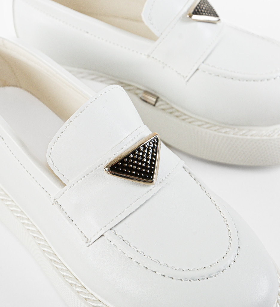 Pantofi Casual Krikri Albi - Confort și Stil - imagine 7