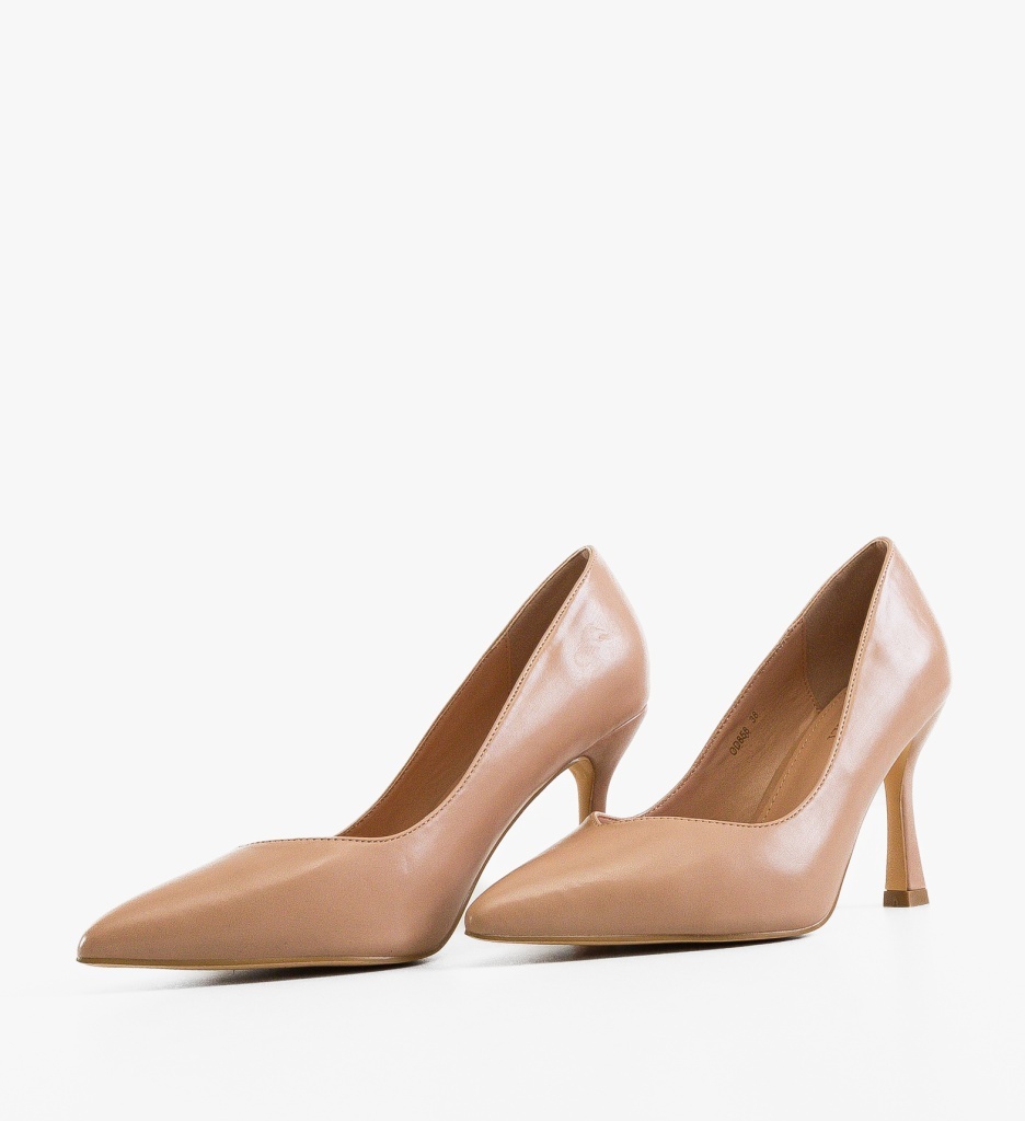 Pantofi Dama Staryu Nude Eleganți - imagine 5