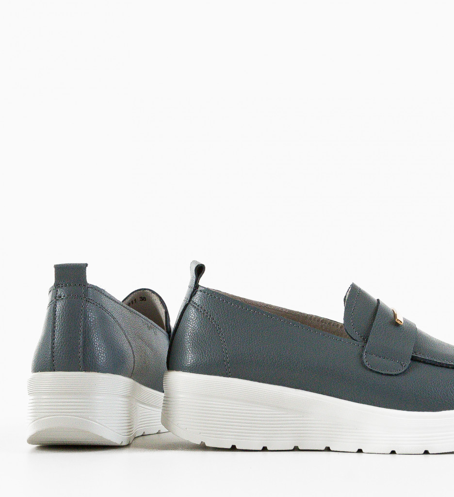 Pantofi Casual Vefra Gri - Confort și Stil Zilnic - imagine 5
