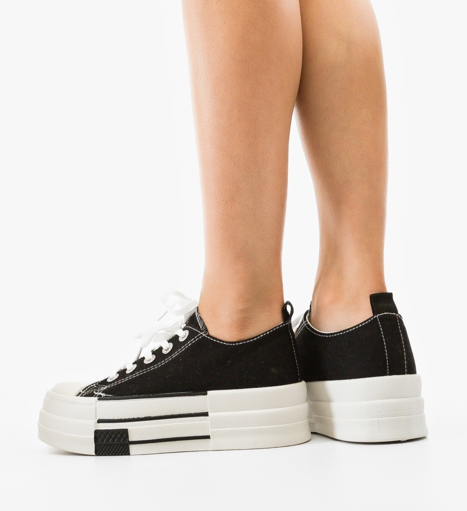 Sneakers Dama Heyh Negri - Confort și Stil Sport - imagine 5