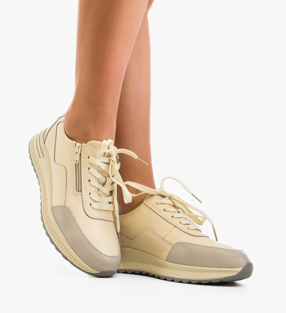 Pantofi Casual Koalka Bej | Confort și Stil