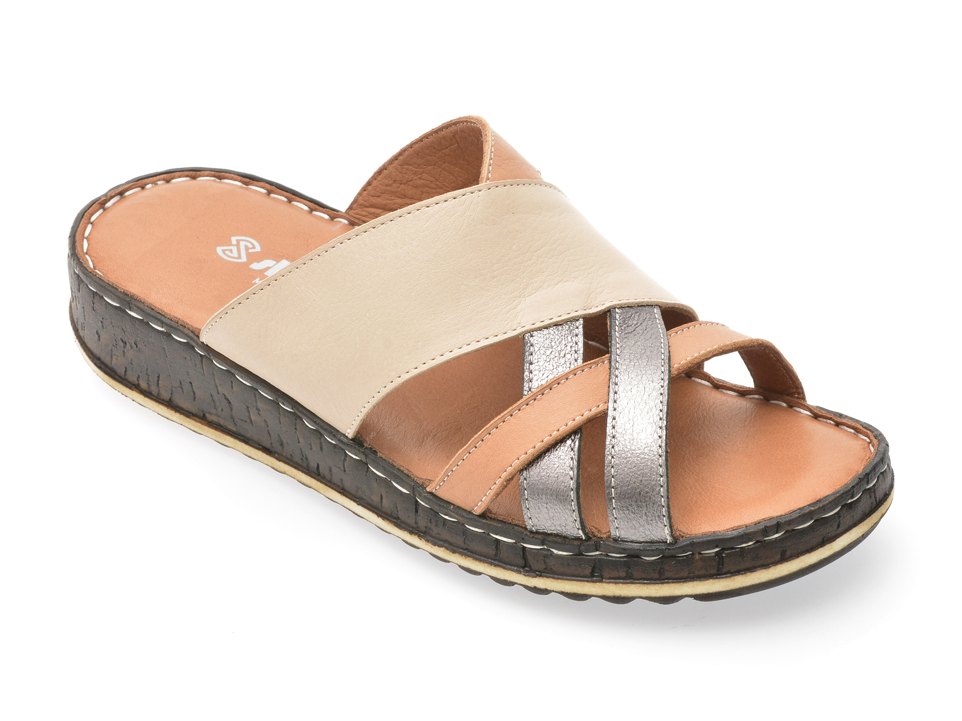 Papuci Shoozy Piele Naturală | Confort