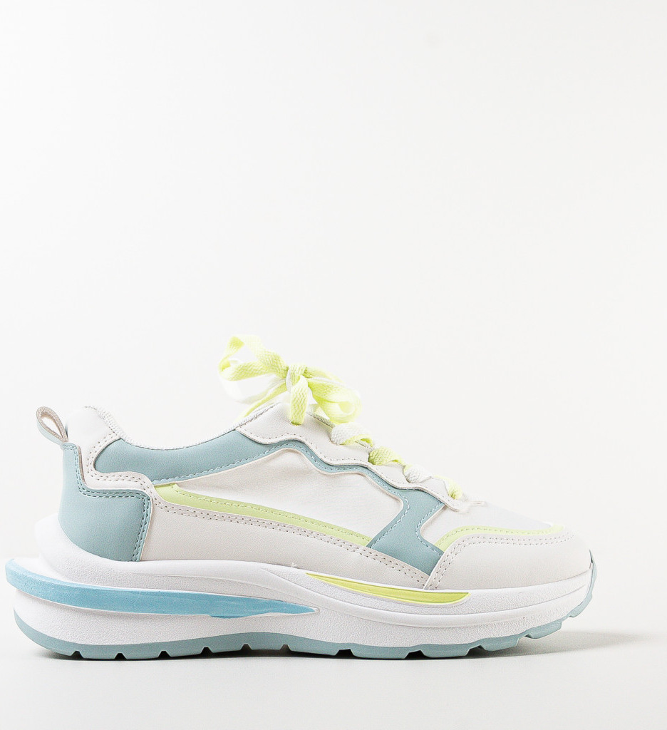 Sneakers Dama Ayrton Albastri - Confort & Stil - imagine 5