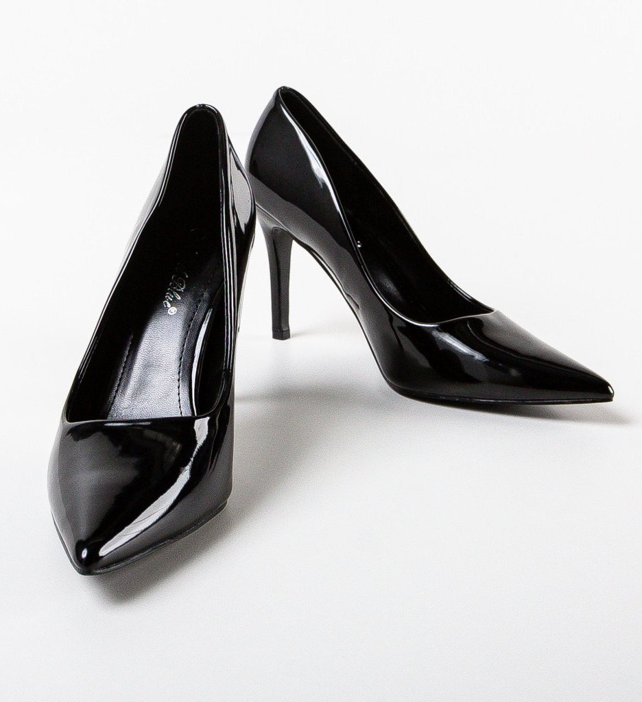 Pantofi cu Toc Olson Negri | Eleganță Asigurată - imagine 6