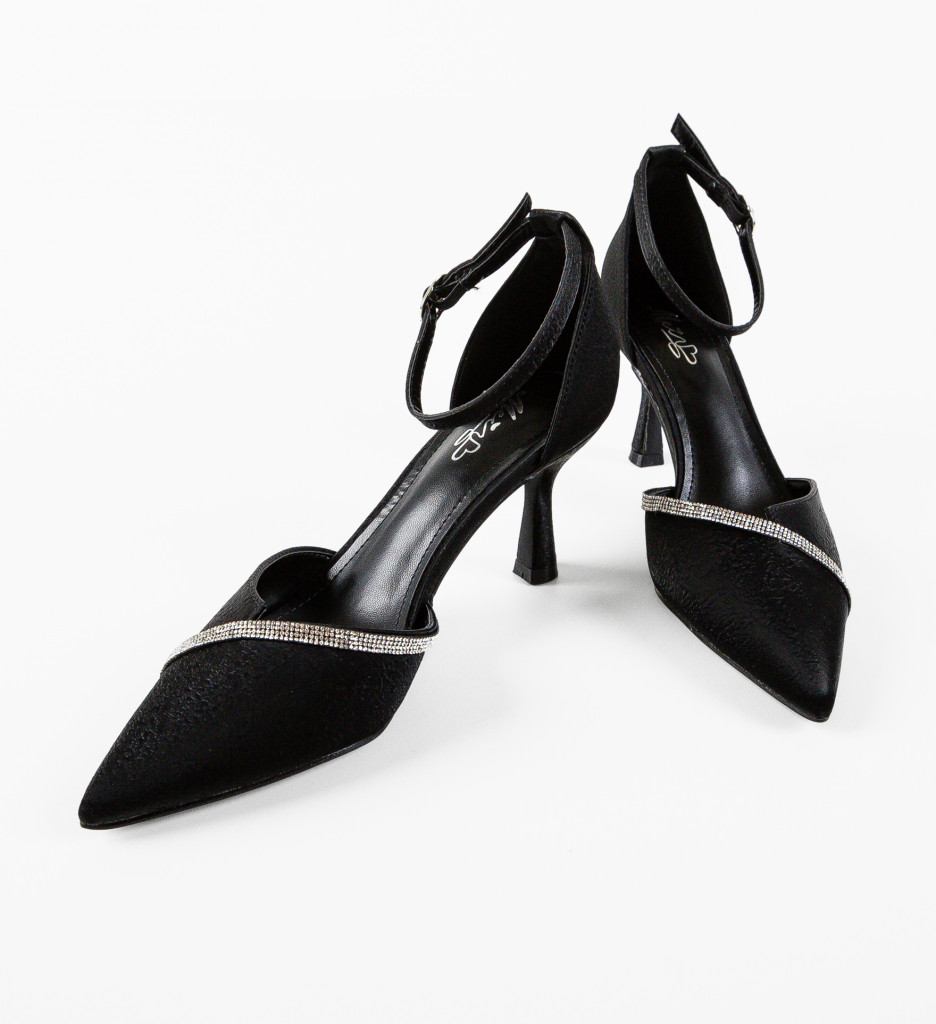 Pantofi Dama Rubble Negri - Eleganță și Stil - imagine 7