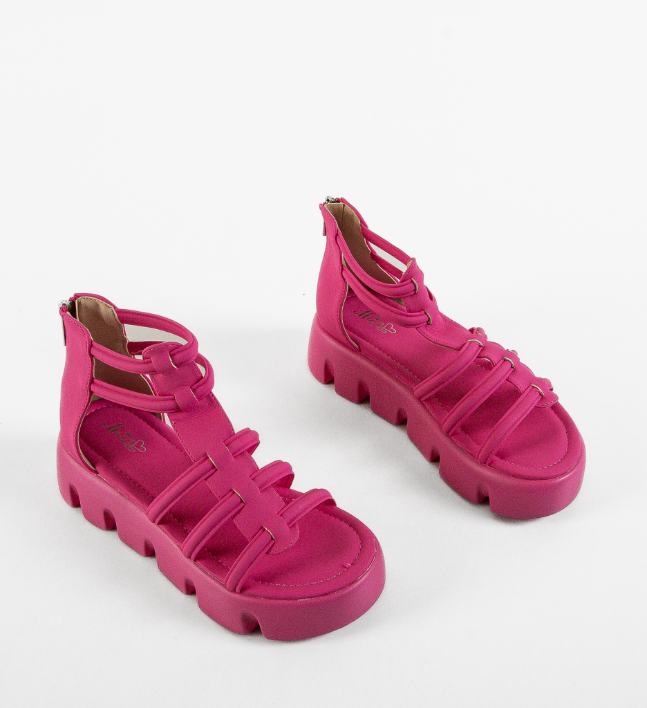 Sandale Dama Rabat Fuchsia | Stil și Confort - imagine 5