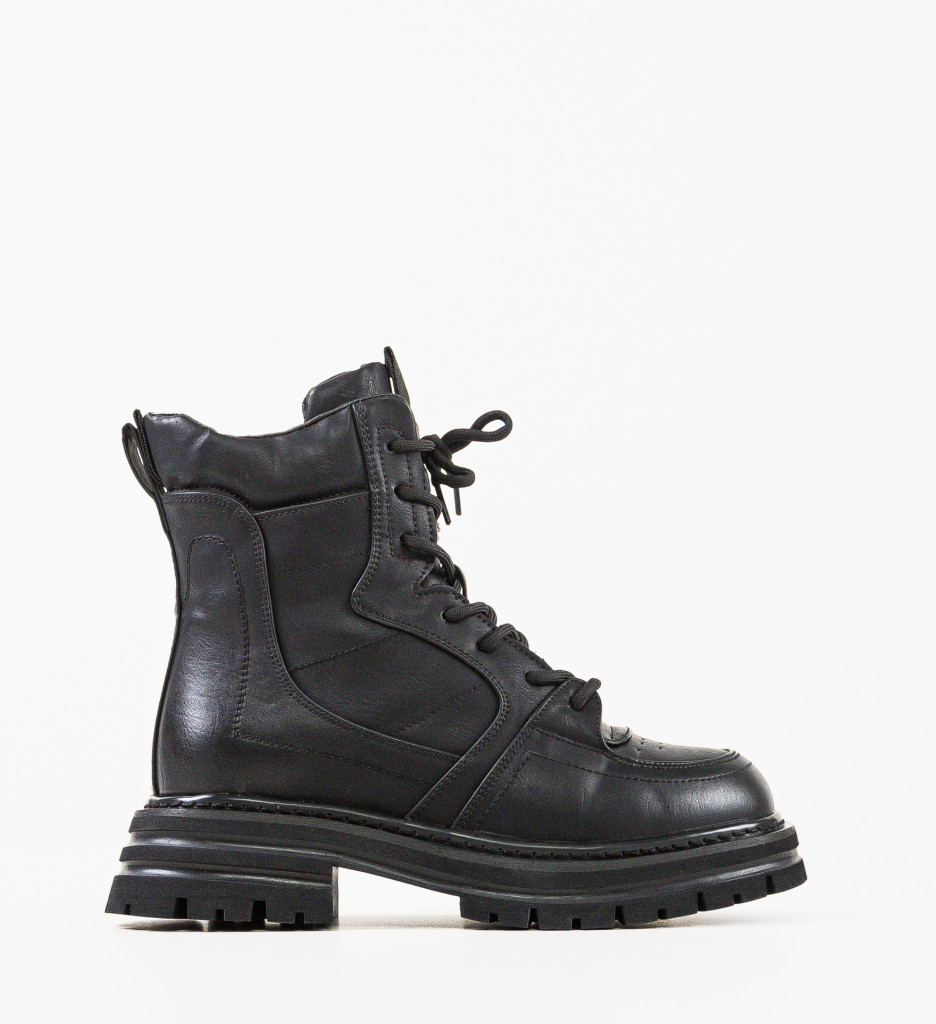 Ghete Dama Koman Negre - Stil si Confort - imagine 4
