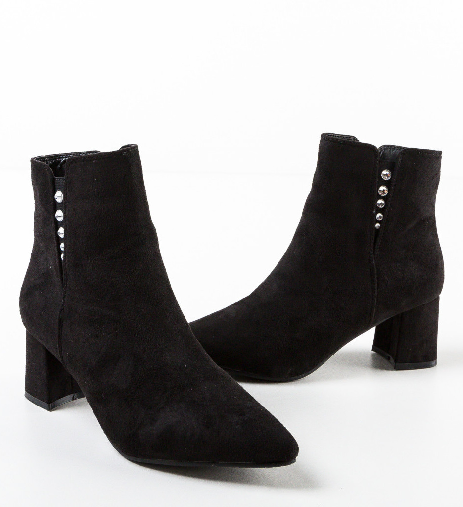 Botine Dama Rezaq Negre | Eleganță și Stil - imagine 15