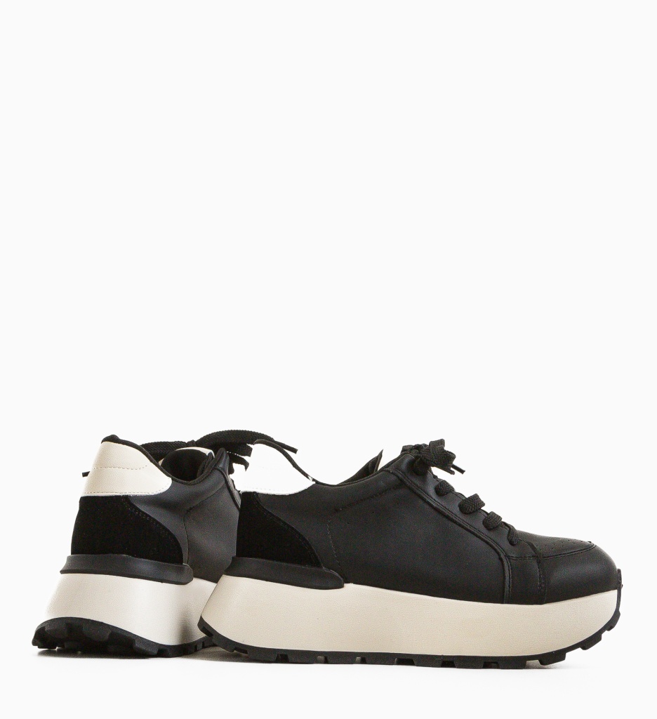 Sneakers Dama Reqa Negri - Confort și Stil - imagine 2