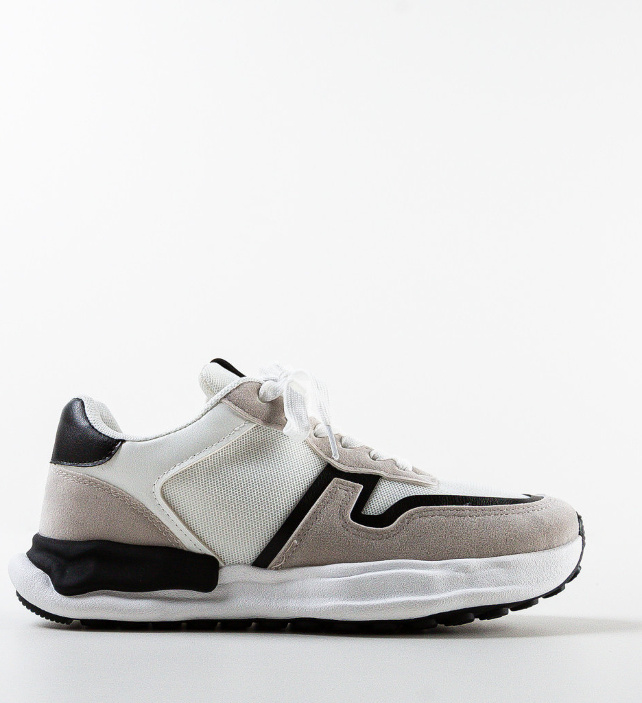 Sneakers dama Hope Albi - Confort și Stil - imagine 2