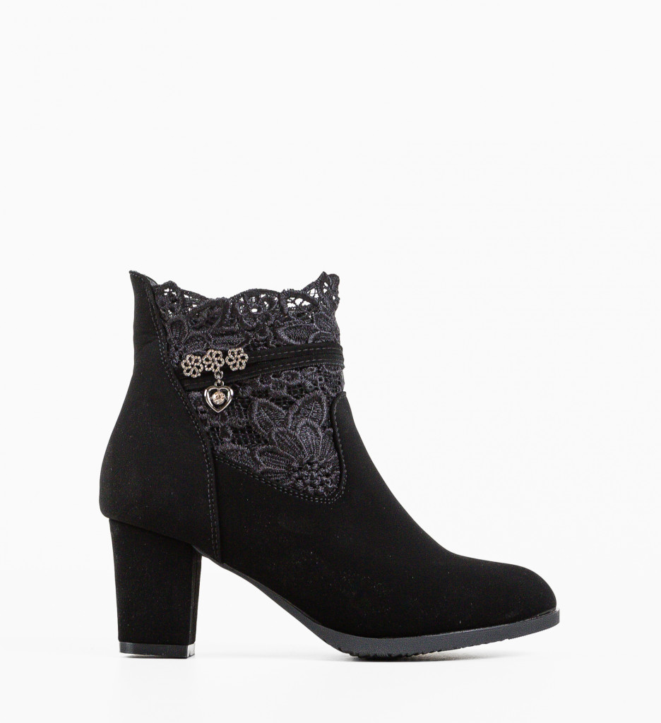 Botine Dama Shah Negre | Eleganță și Stil - imagine 4