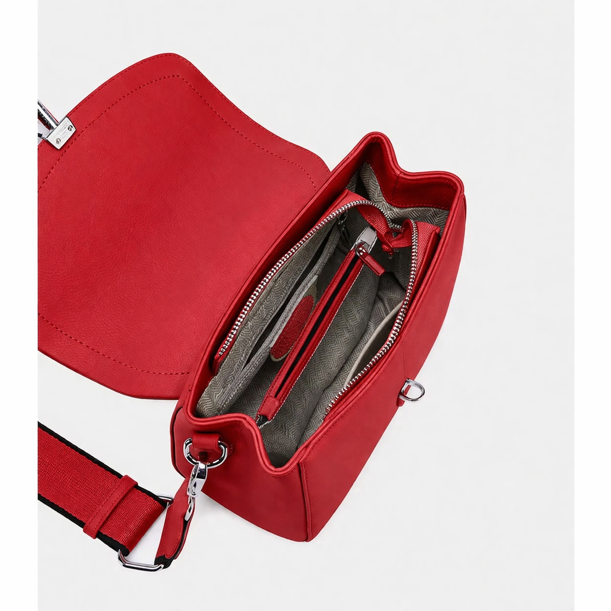 Geantă Delis Arina GT3119 Piele Naturală Bordo - imagine 3