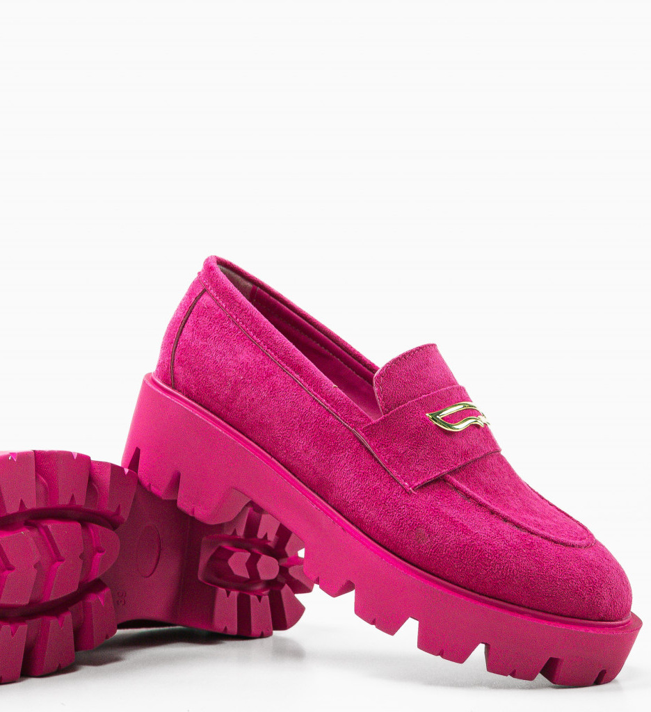 Pantofi Casual Beikrols Fuchsia - Confort și Stil - imagine 8
