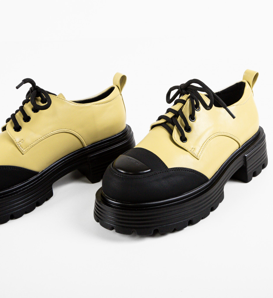 Pantofi Casual Dama Mert Galbeni | Confort și Stil - imagine 6