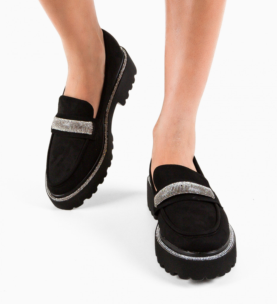Pantofi Casual Smith Negri | Stilul Tău Zilnic