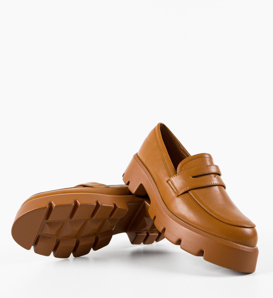 Pantofi Casual Lea Camel - Confort și Stil