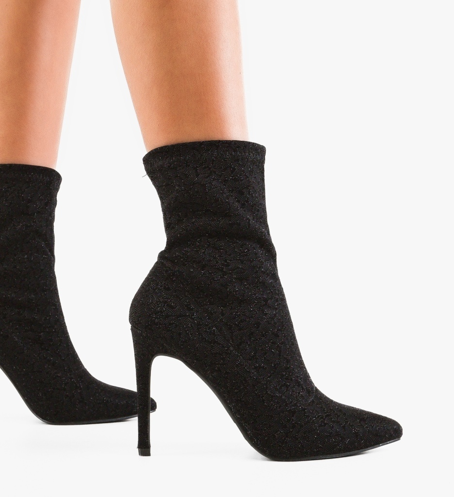 Botine Delavita Negre Depurtat - Eleganță Asigurată - imagine 2