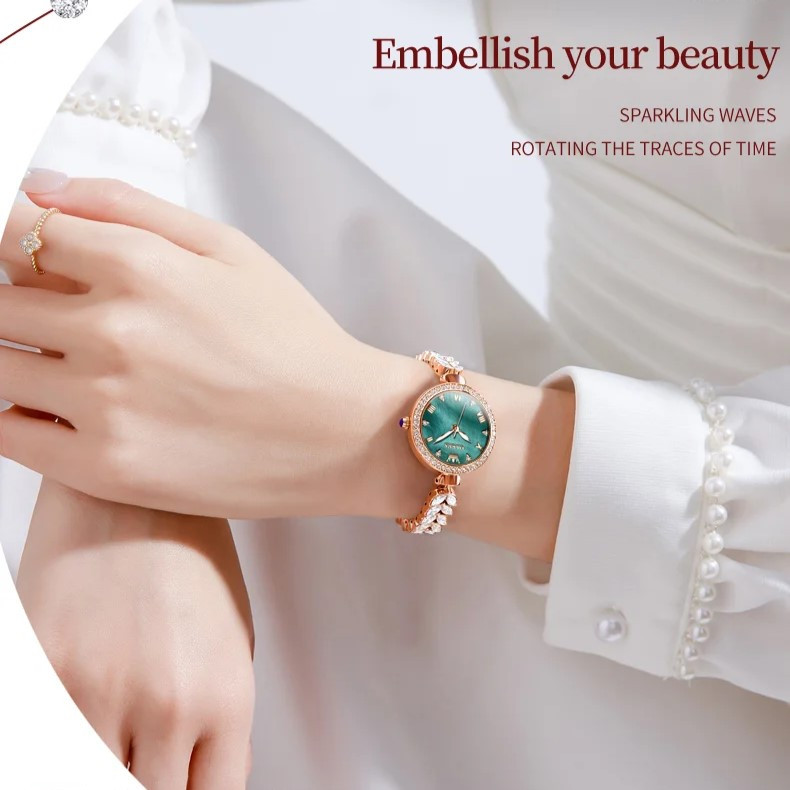 Ceas Dama Olevs CS1615 Rose Gold - imagine 2