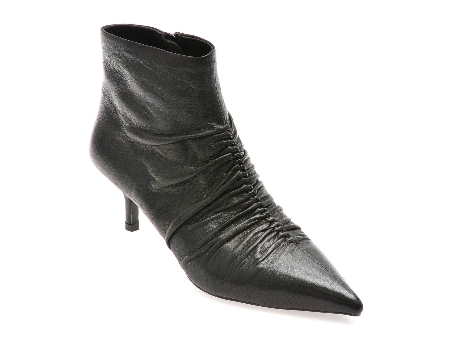 Botine Epica K200 negre - Piele naturală
