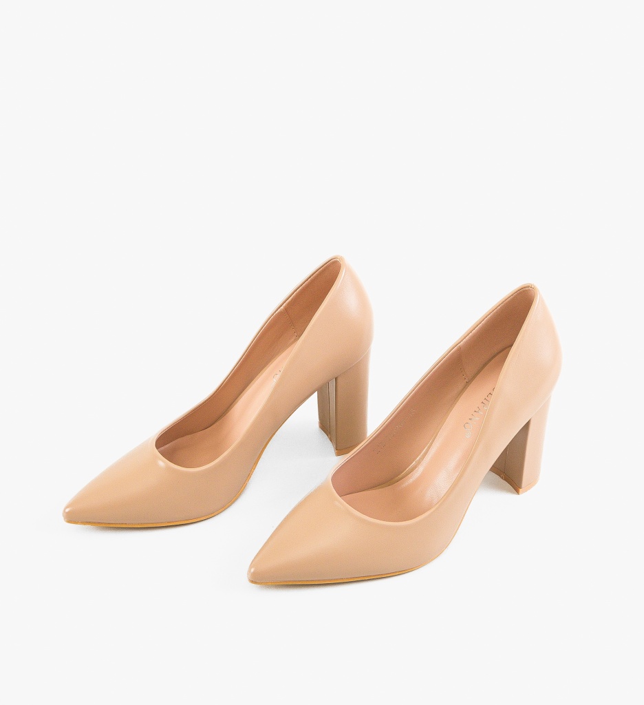 Pantofi Dama Nude Athena | Eleganță Pură - imagine 4
