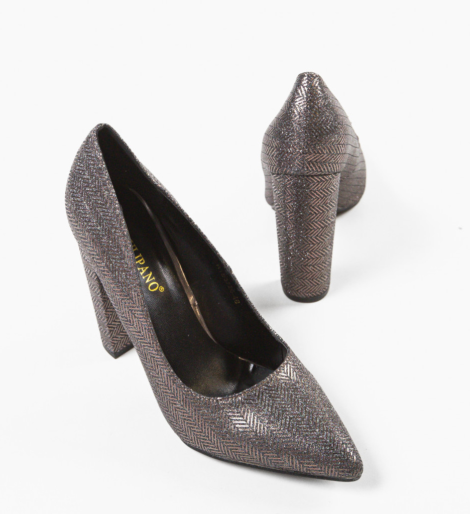 Pantofi Traci Gri - Eleganță și Stil - imagine 5